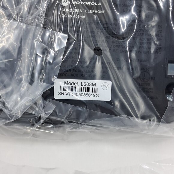 Motorola L603M Cordless Phones-3 Phone -DECT 6.0 -  New - Picture 5 of 10